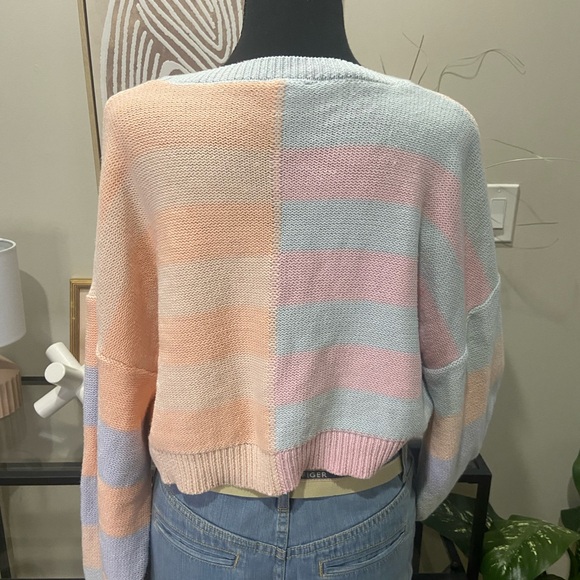 Le Lis Multicolor Striped Sweater - Picture 4 of 5